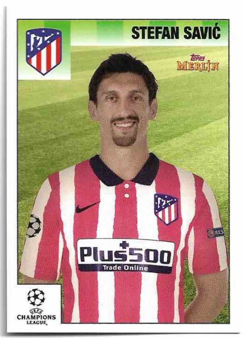 STEFAN SAVIC 20-21 Topps Merlin's Heritage 95 UCL