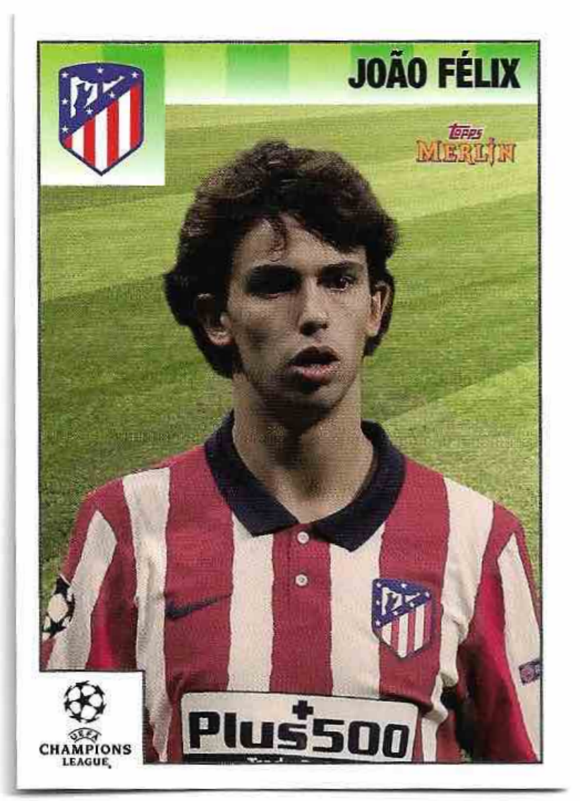 JOAO FELIX 20-21 Topps Merlin's Heritage 95 UCL