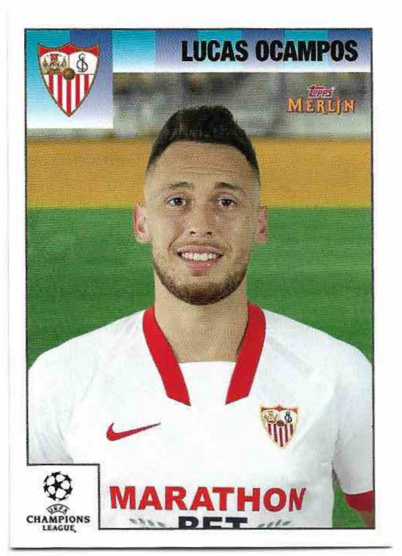 LUCAS OCAMPOS 20-21 Topps Merlin's Heritage 95 UCL