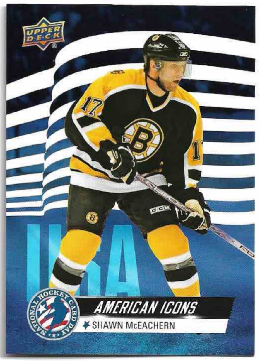 American Icons SHAWN MCEACHERN 21-22 National Hockey Card Day USA