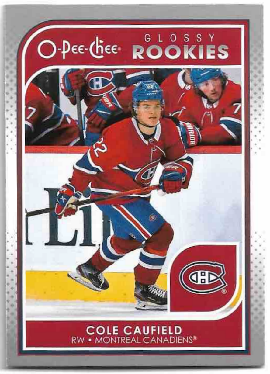 Glossy Rookies COLE CAUFIELD 21-22 UD Series 1