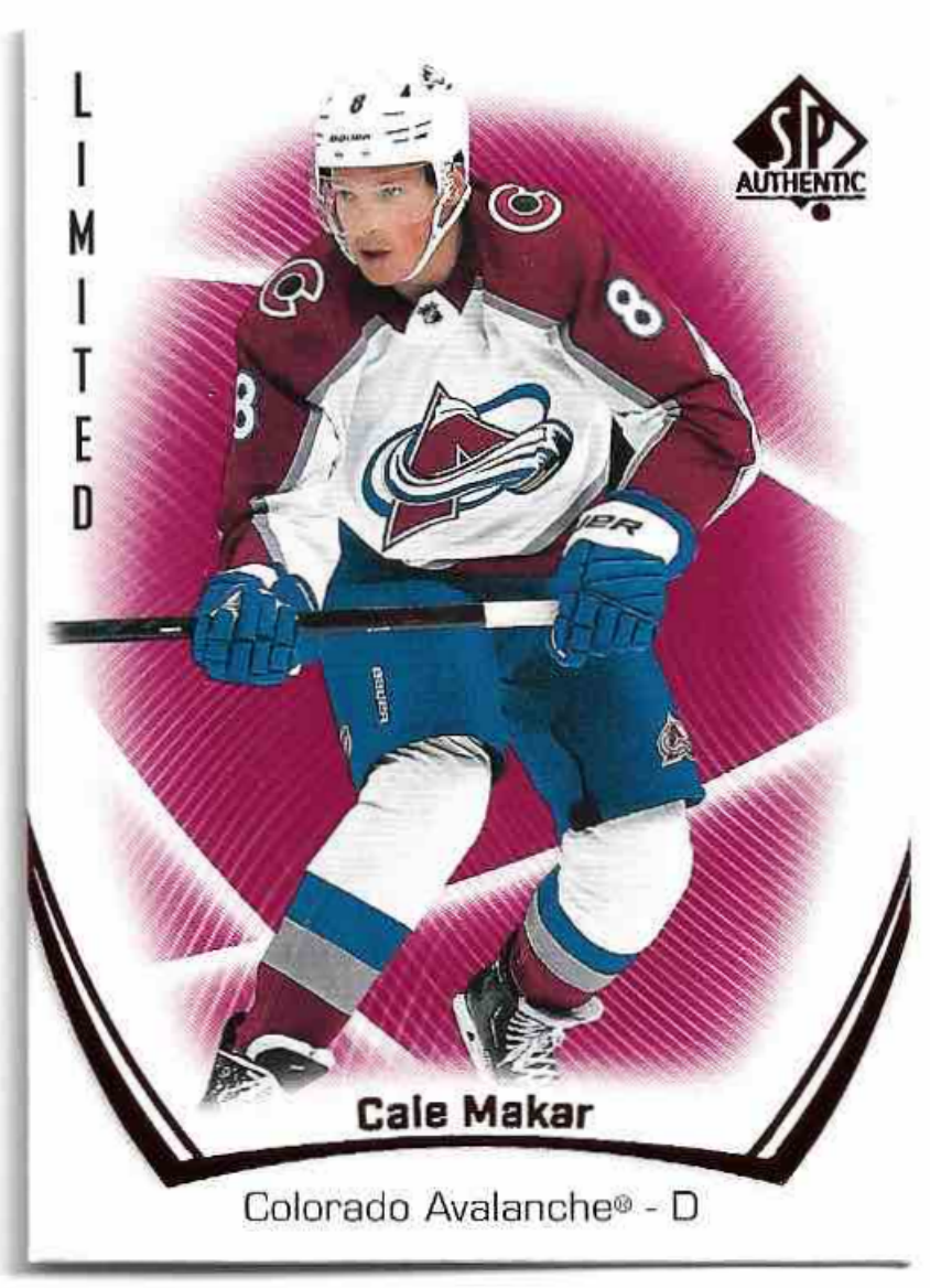 Limited Red CALE MAKAR 21-22 UD SP Authentic
