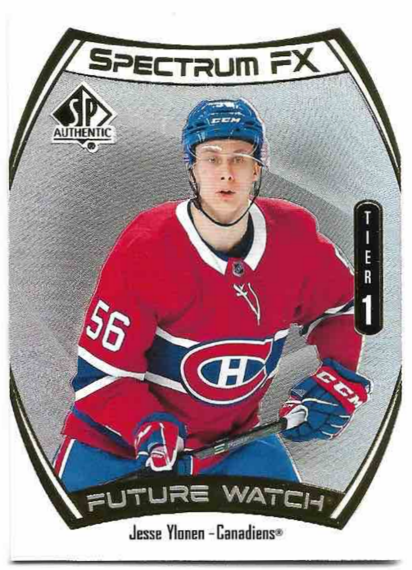 Rookie Future Watch Spectrum FX Tier 1 JESSE YLONEN 21-22 UD SP Authentic