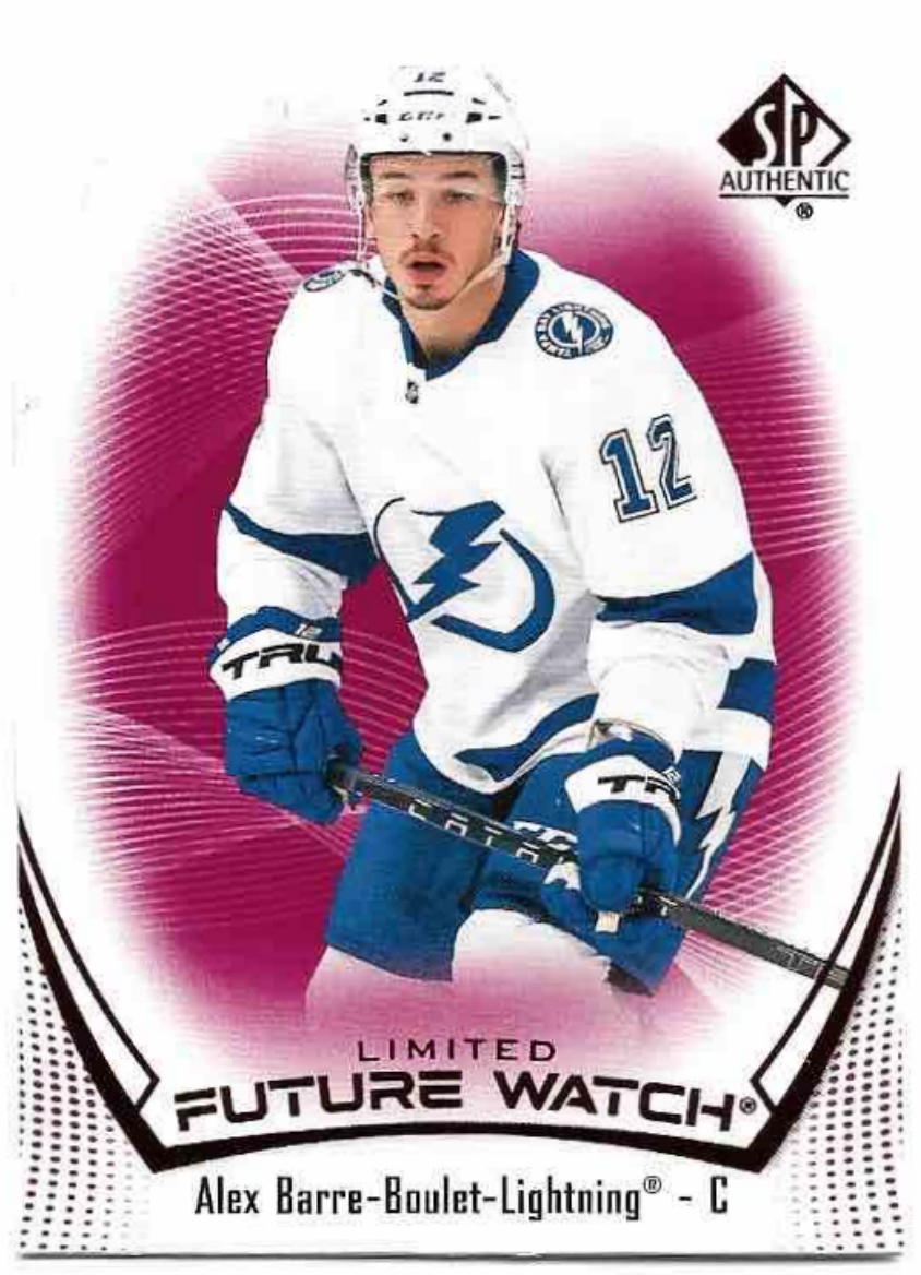 Rookie Limited Red Future Watch ALEX BARRE-BOULET 21-22 UD SP Authentic