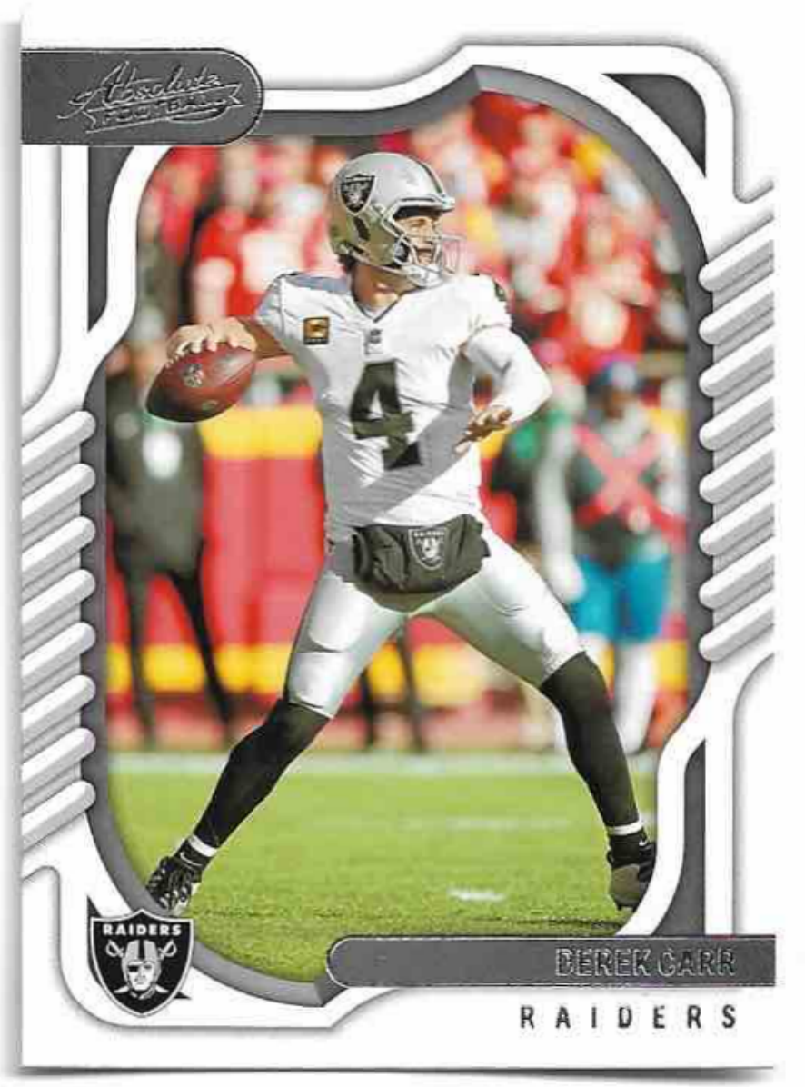 DEREK CARR 2022 Panini Absolute Football