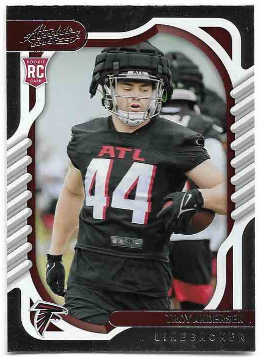 Rookie TROY ANDERSEN 2022 Panini Absolute Football