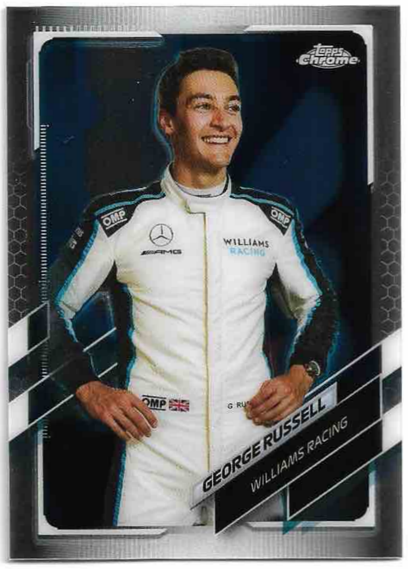 GEORGE RUSSELL 2021 Topps Chrome Formula 1
