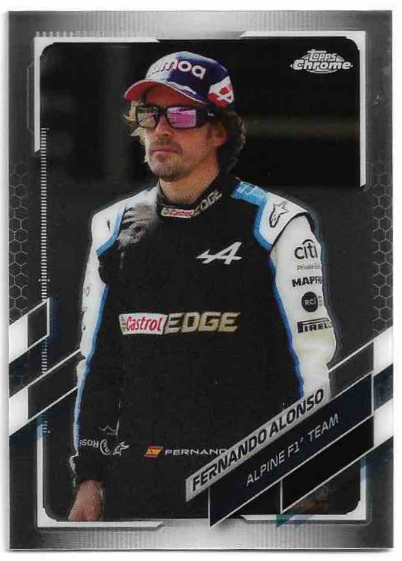 FERNANDO ALONSO 2021 Topps Chrome Formula 1