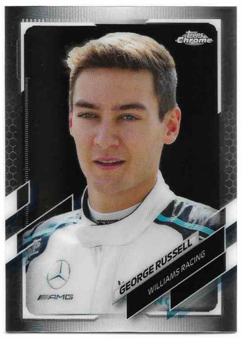 GEORGE RUSSELL 2021 Topps Chrome Formula 1