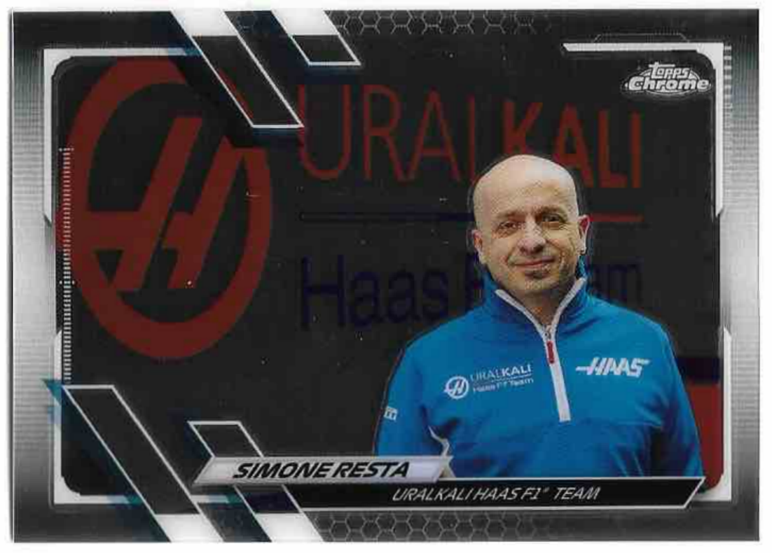 SIMONE RESTA 2021 Topps Chrome Formula 1