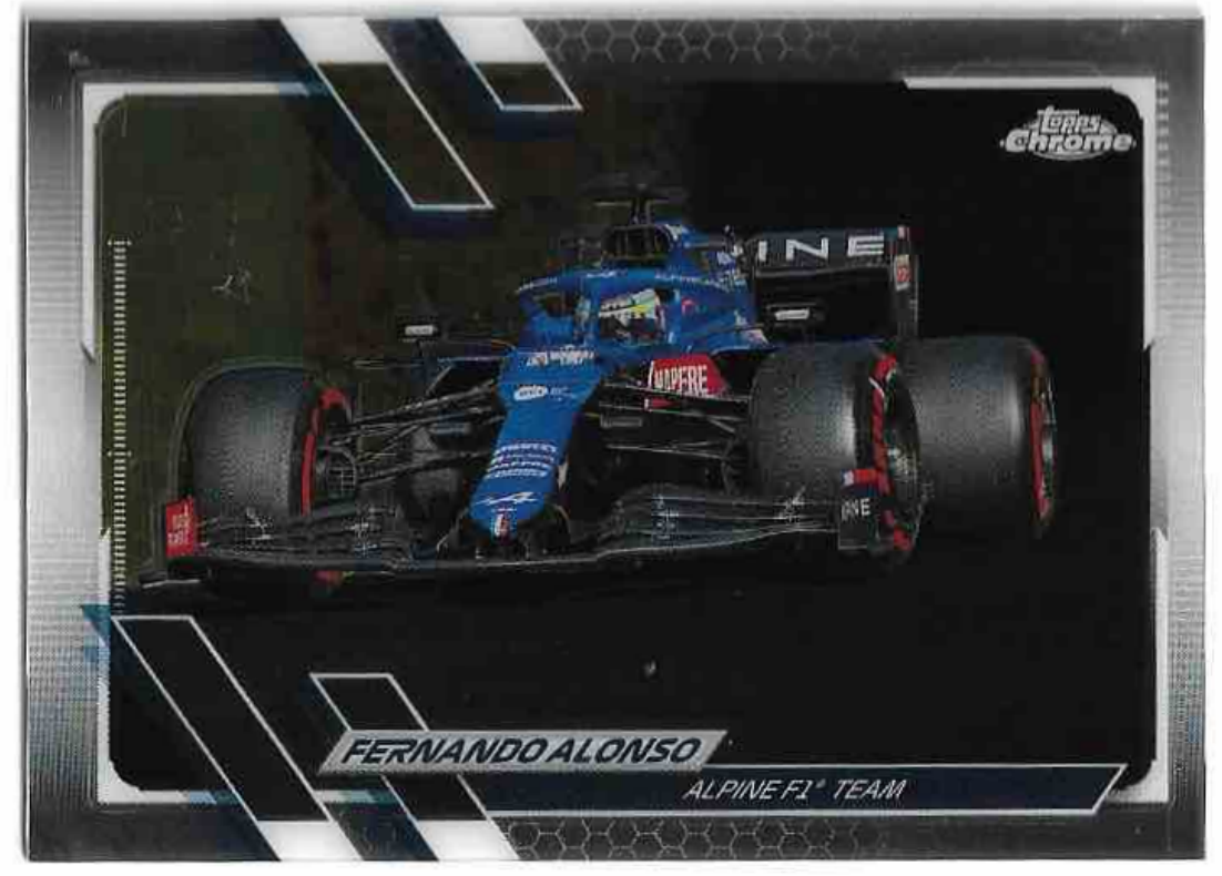 FERNANDO ALONSO 2021 Topps Chrome Formula 1