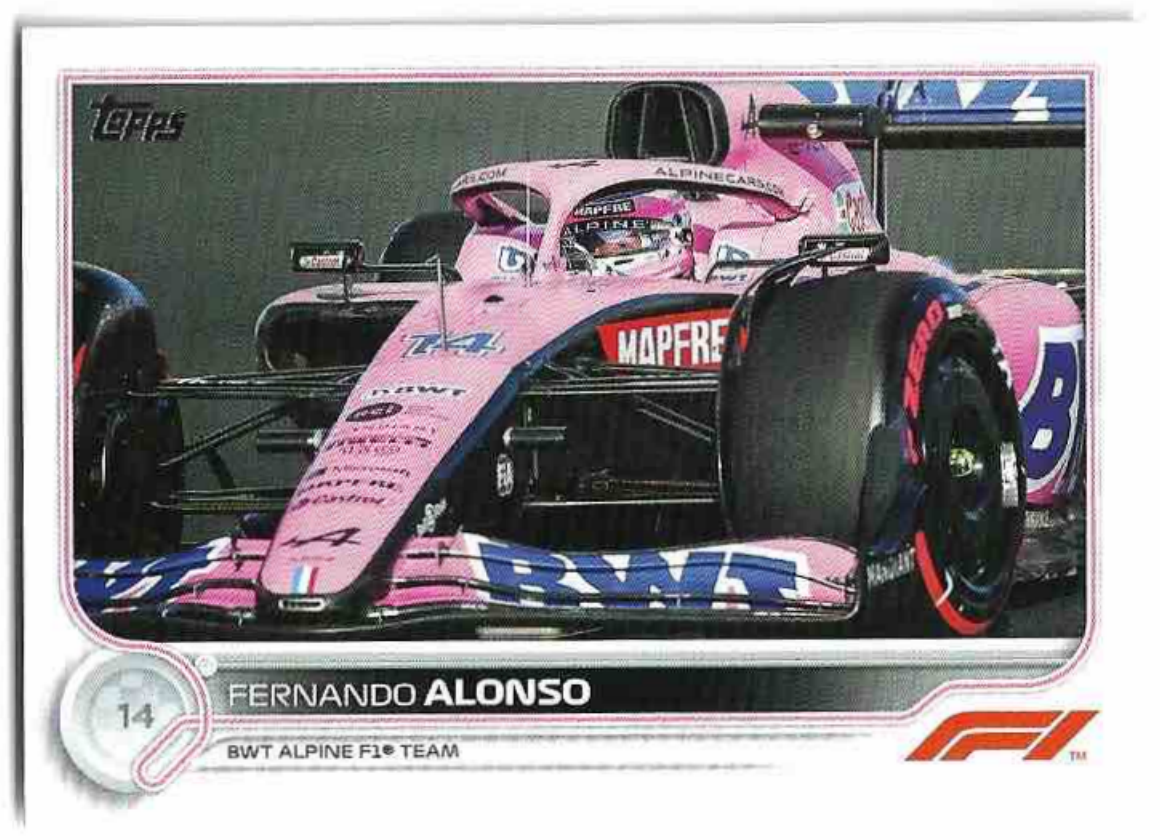 FERNANDO ALONSO 2022 Topps Formula 1