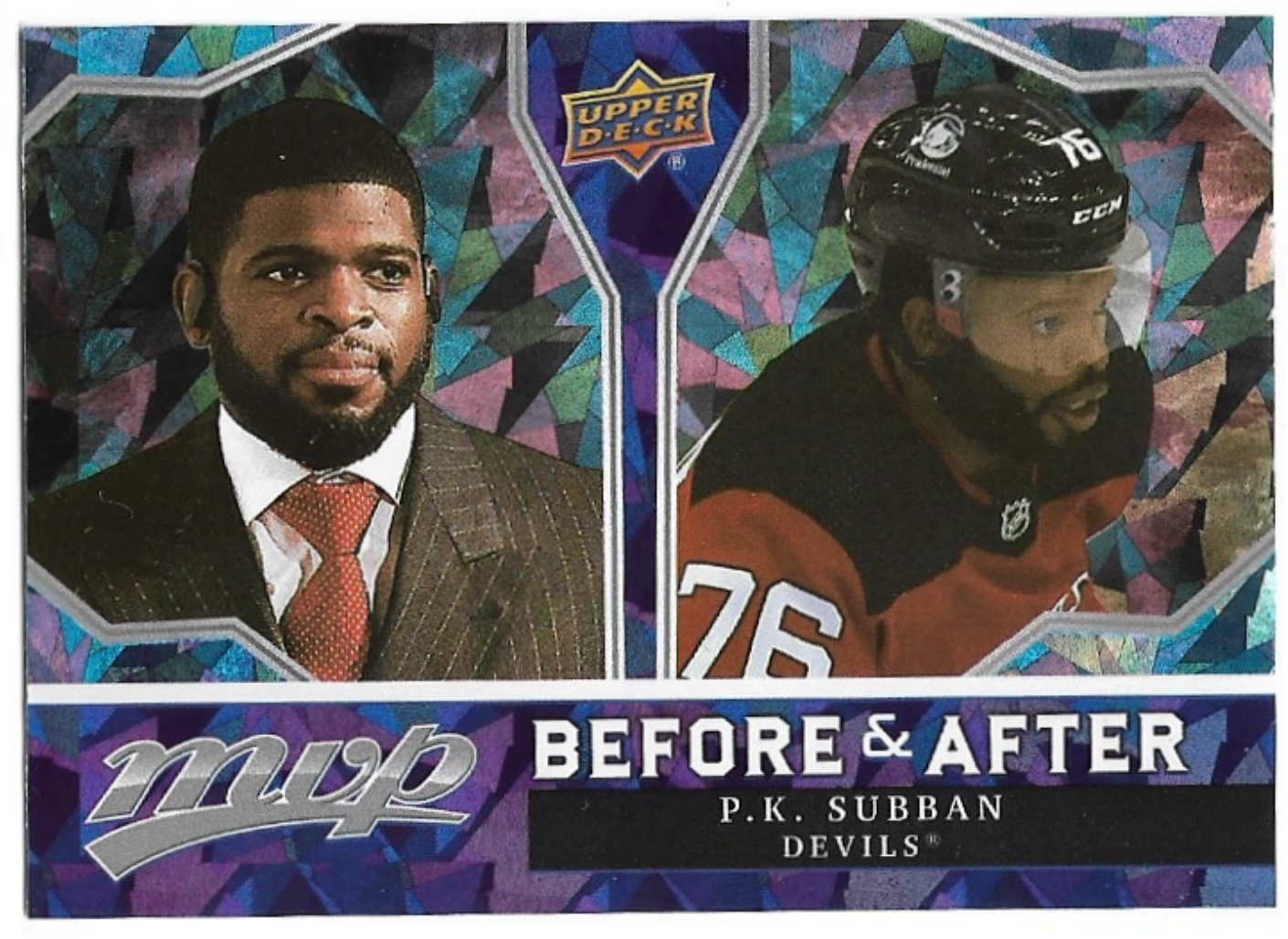 Before and After P.K. SUBBAN 21-22 UD MVP