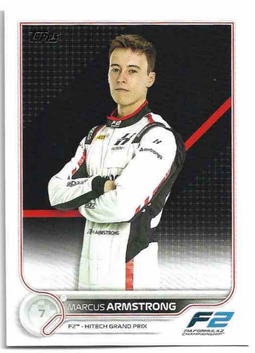 MARCUS ARMSTRONG 2022 Topps Formula 1