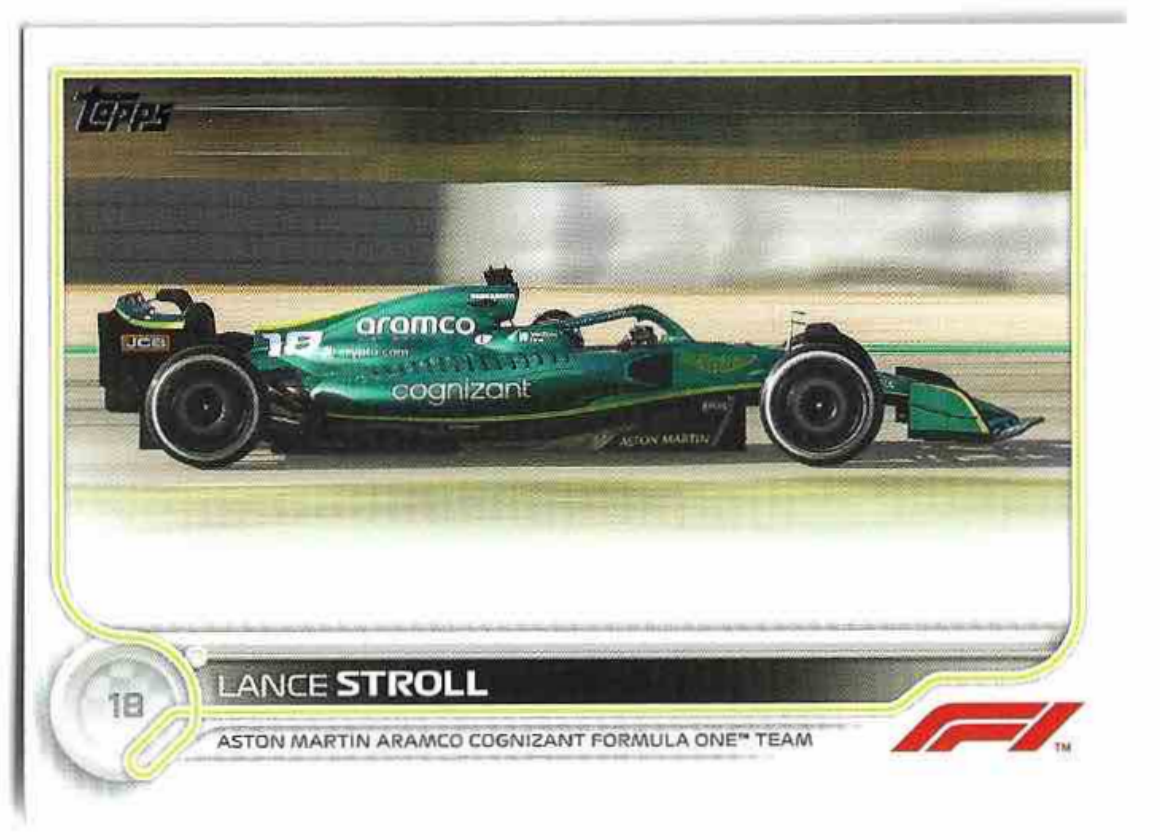 LANCE STROLL 2022 Topps Formula 1