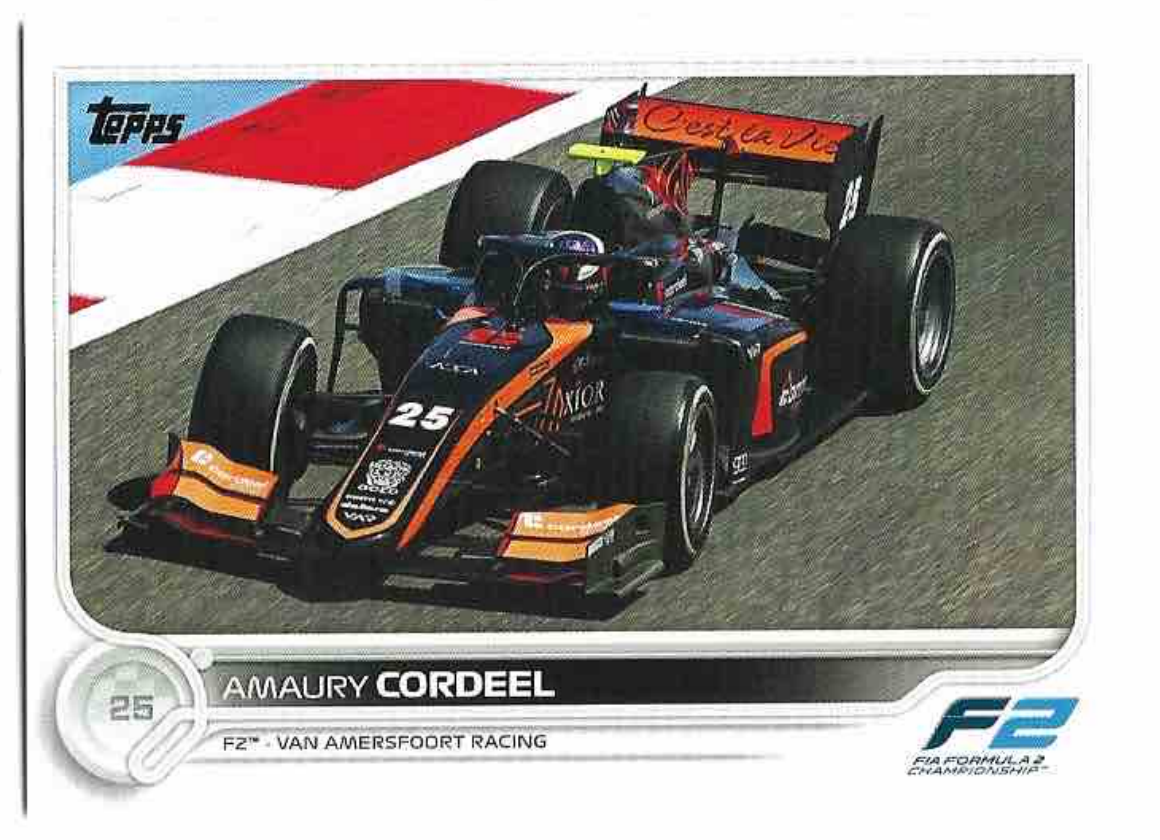 AMAURY CORDEEL 2022 Topps Formula 1