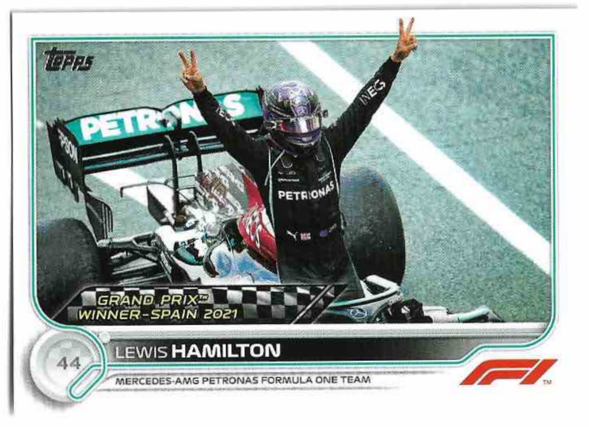 Grand Prix Winner LEWIS HAMILTON 2022 Topps Formula 1