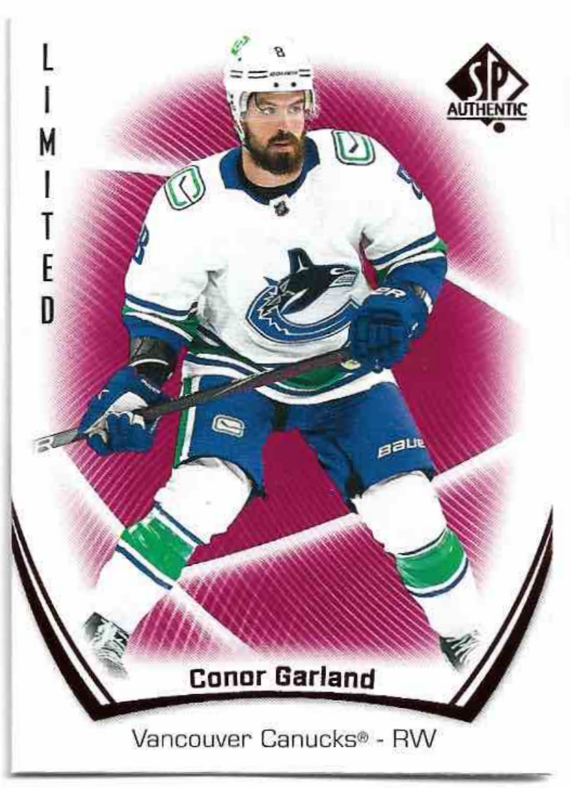 Limited Red CONOR GARLAND 21-22 UD SP Authentic