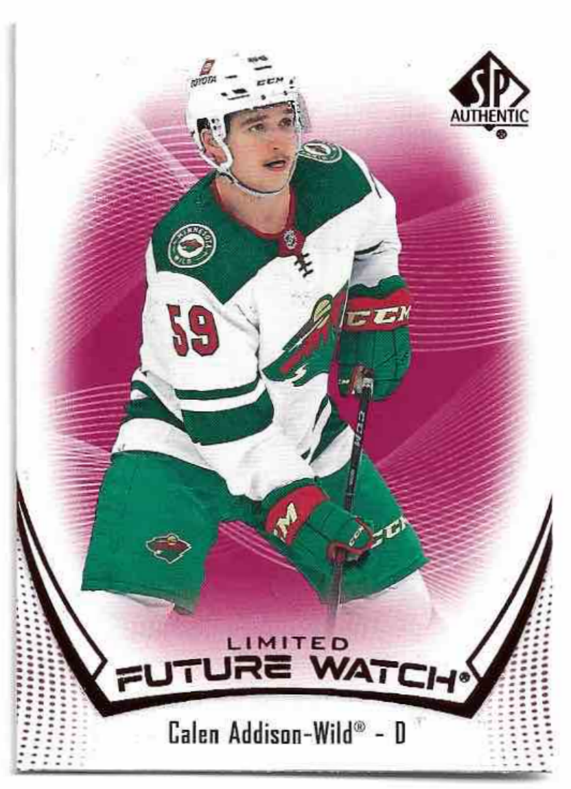 Rookie Limited Red Future Watch CALEN ADDISON 21-22 UD SP Authentic