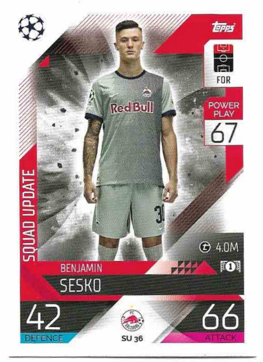 Squad Update BENJAMIN SESKO 2023 Match Attax Extra UCL