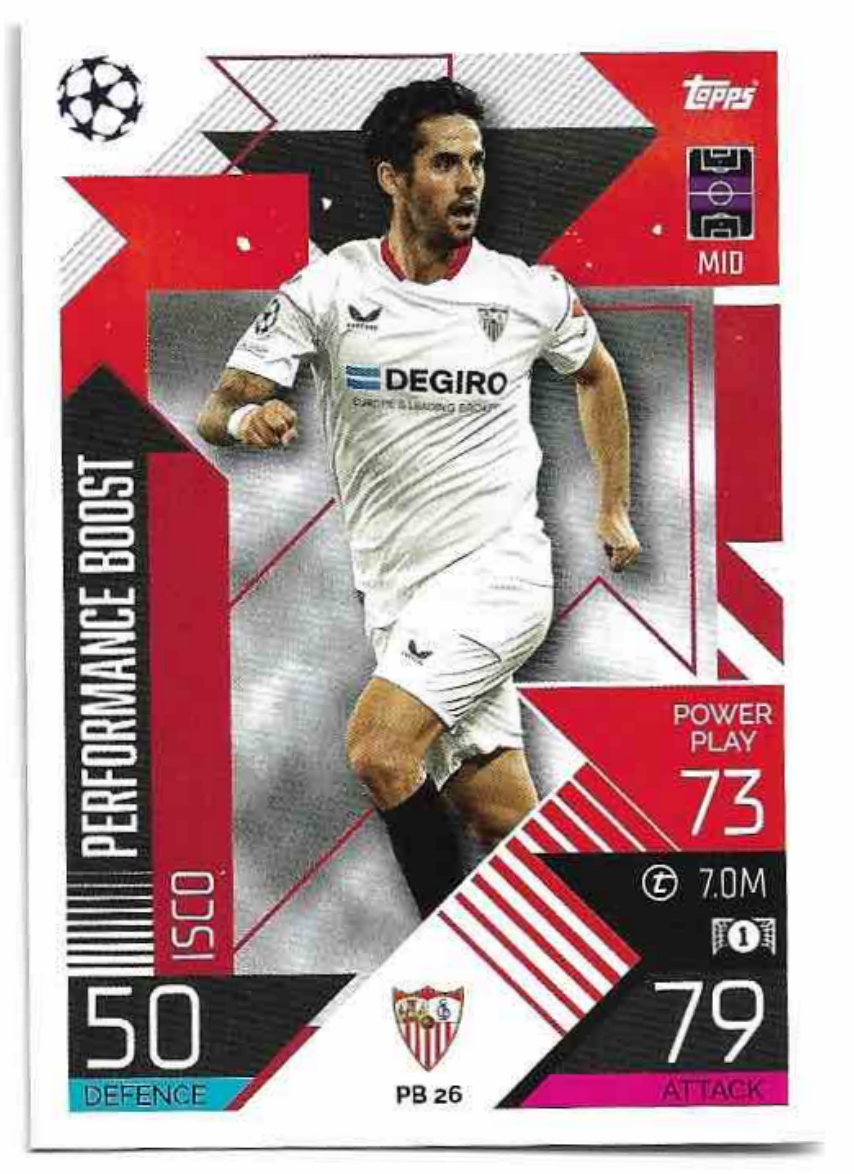 Performance Boost ISCO 2023 Match Attax Extra UCL