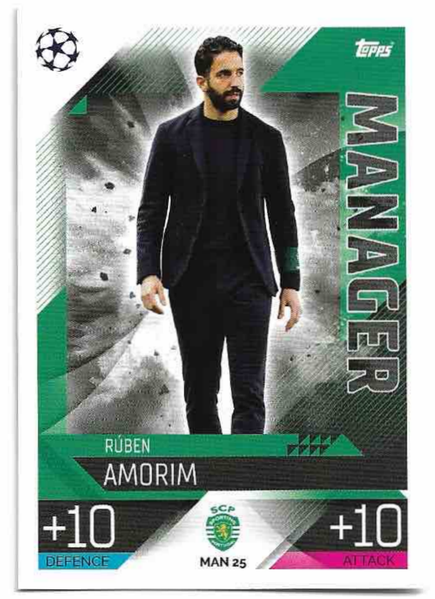Manager RUBEN AMORIM 2023 Match Attax Extra UCL