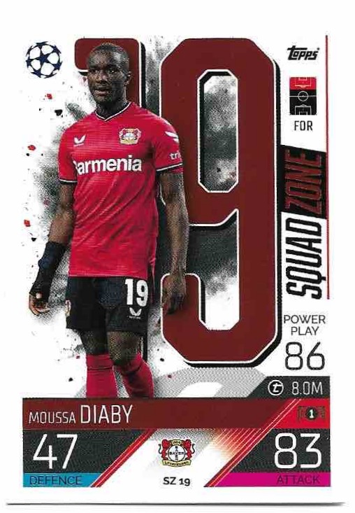 Squad Zone MOUSSA DIABY 2023 Match Attax Extra UCL