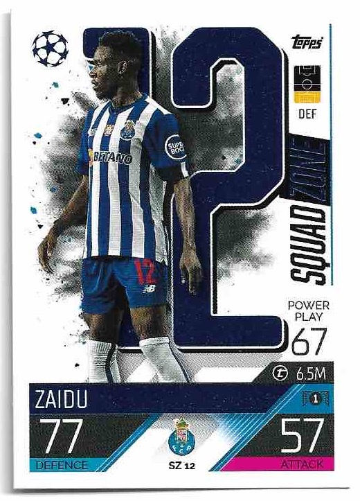Squad Zone ZAIDU 2023 Match Attax Extra UCL