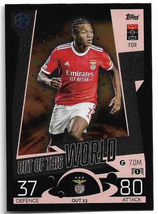 Out of this World DAVID NERES 2023 Match Attax Extra UCL