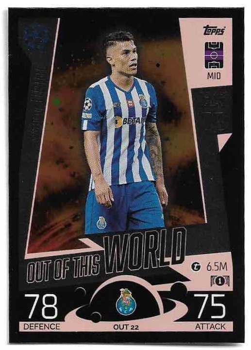 Out of this World MATHEUS URIBE 2023 Match Attax Extra UCL
