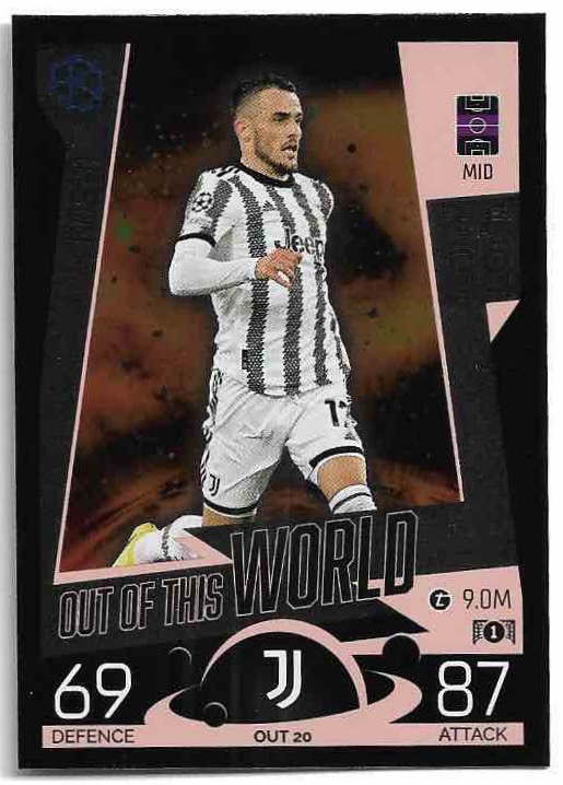 Out of this World FILIP KOSTIC 2023 Match Attax Extra UCL