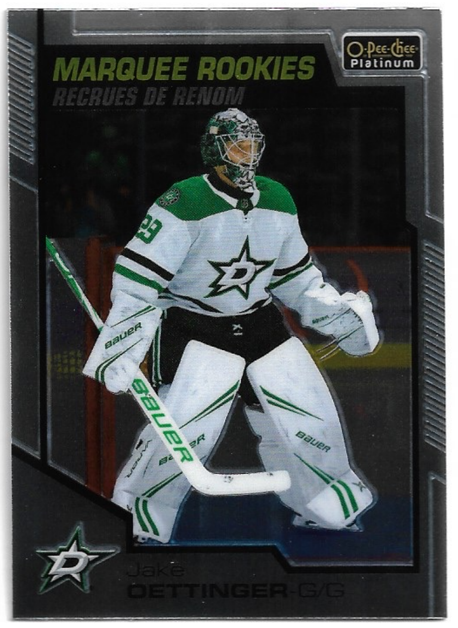 Marquee Rookies JAKE OETTINGER 20-21 UD O-Pee-Chee OPC Platinum