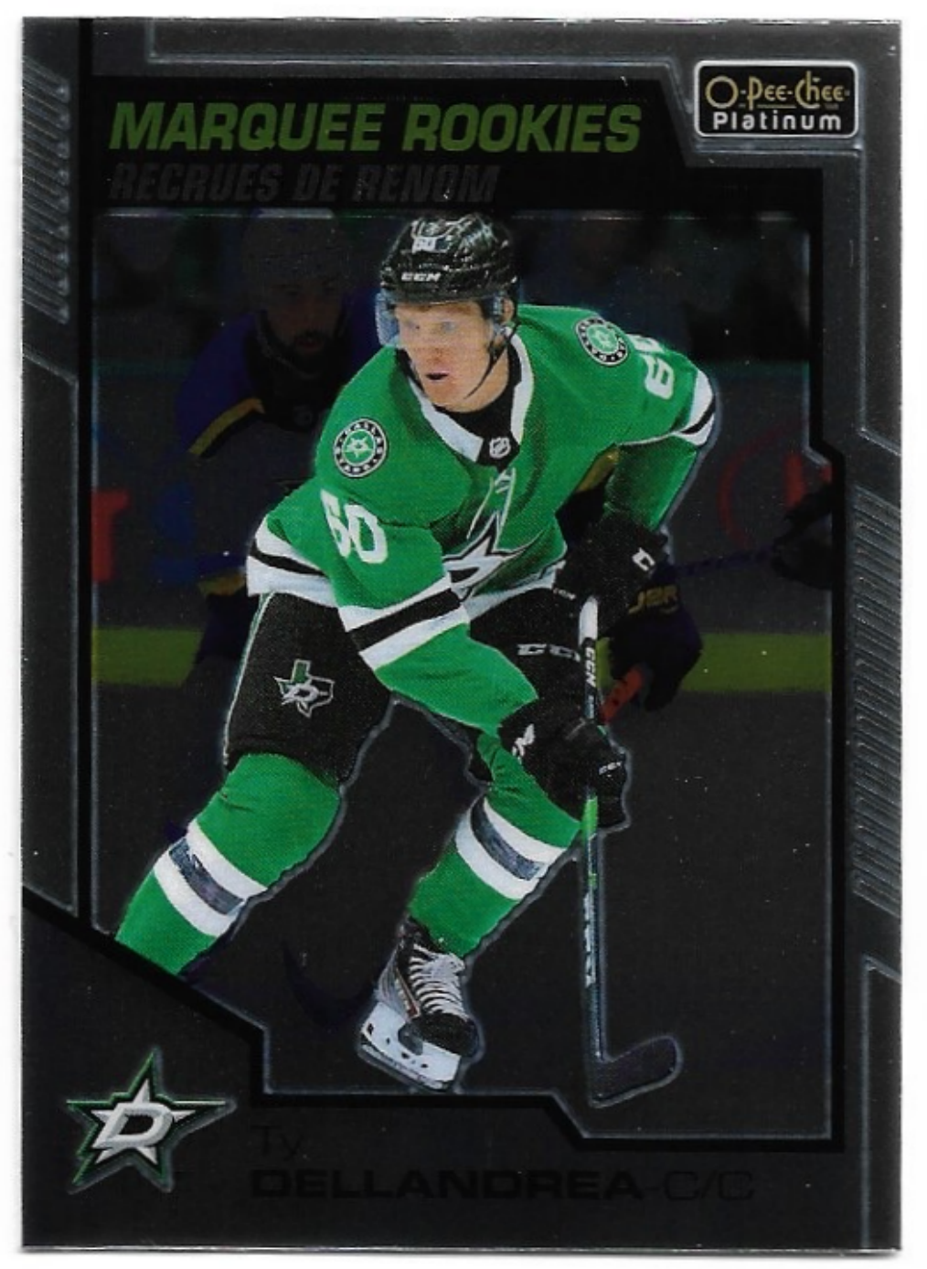 Marquee Rookies TY DELLANDREA 20-21 UD O-Pee-Chee OPC Platinum