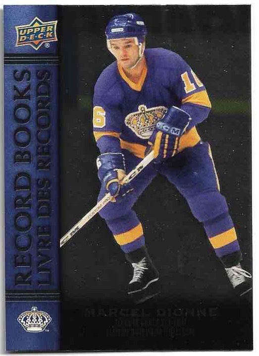 Record Books MARCEL DIONNE 2023 UD Tim Hortons Legends