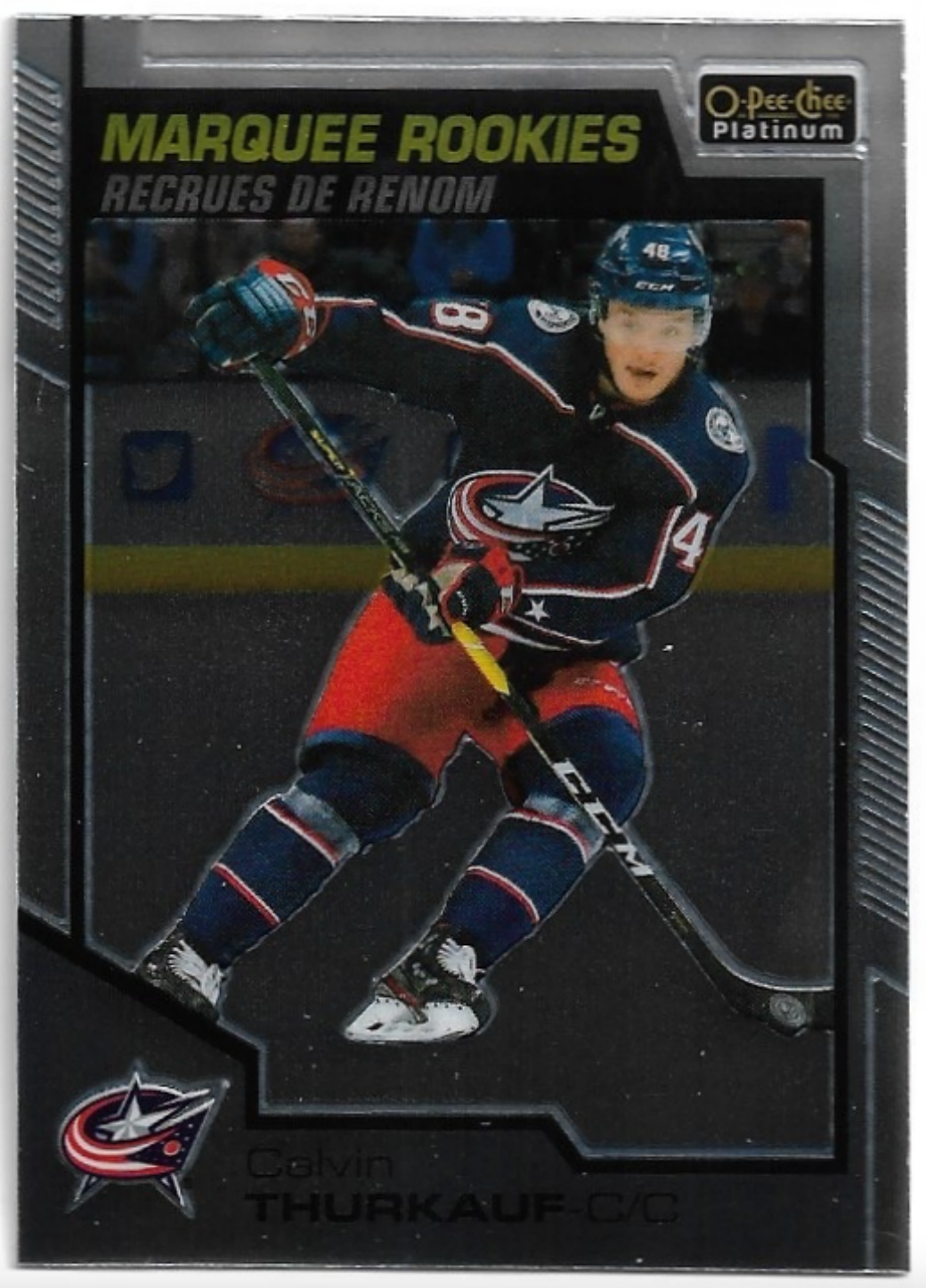 Marquee Rookies CALVIN THURKAUF 20-21 UD O-Pee-Chee OPC Platinum