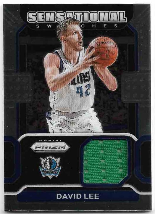 Jersey Sensational Swatches DAVID LEE 21-22 Panini Prizm Basketball