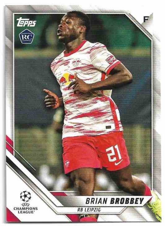 Rookie BRIAN BROBBEY 21-22 Topps UEFA Champions League