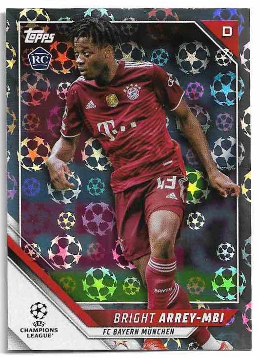 Rookie Starball Foil BRIGHT ARREY-MBI 21-22 Topps Chrome UEFA Champions League