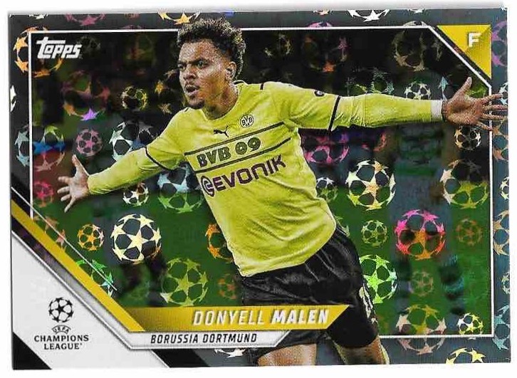 Starball Foil DONYELL MALEN 21-22 Topps Chrome UEFA Champions League