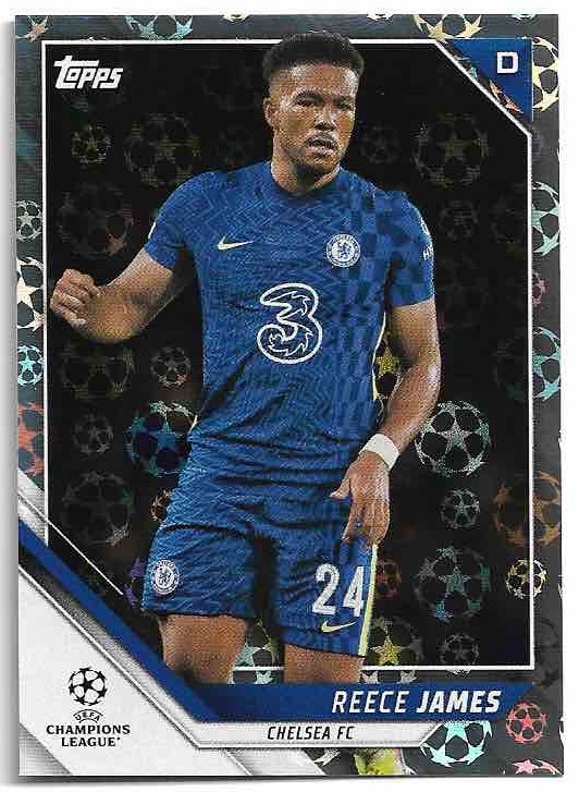Starball Foil REECE JAMES 21-22 Topps Chrome UEFA Champions League