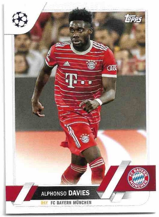 ALPHONSO DAVIES 22-23 Topps UEFA Club Competitions