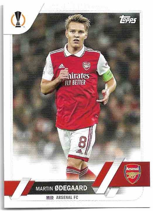 MARTIN ODEGAARD 22-23 Topps UEFA Club Competitions