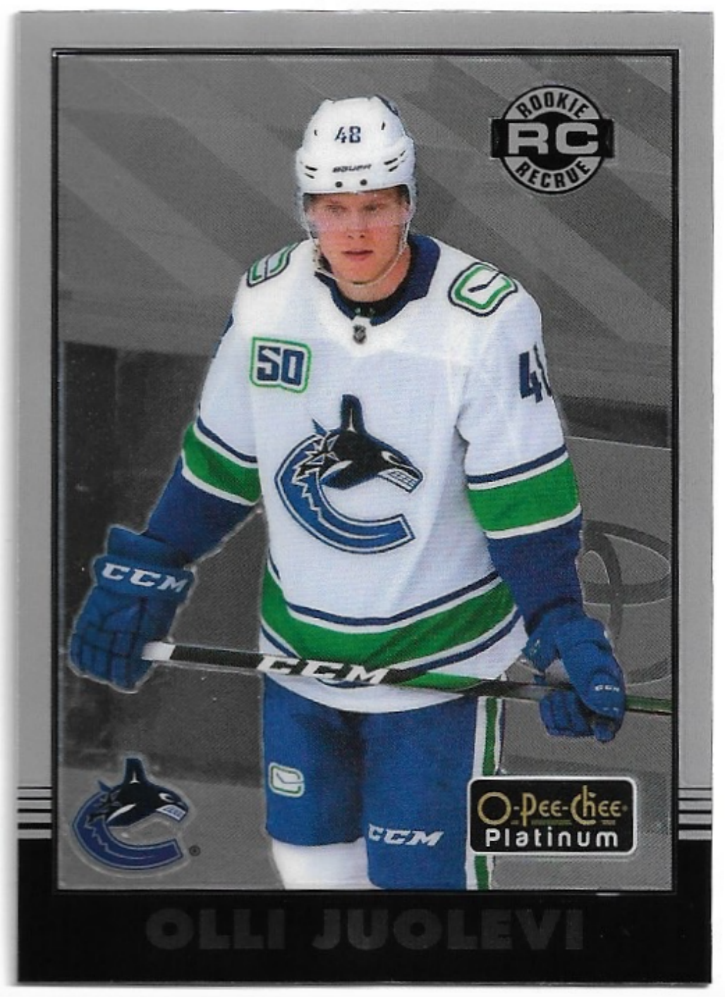 Rookie Retro OLLI JUOLEVI 20-21 UD O-Pee-Chee OPC Platinum