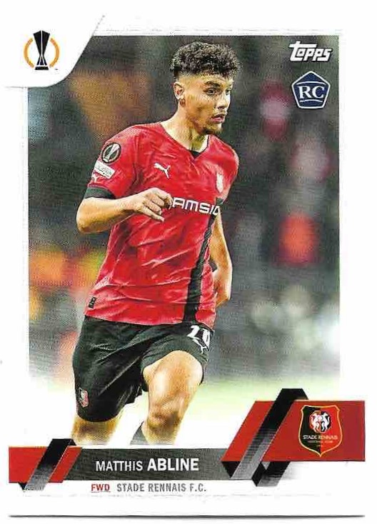 Rookie MATTHIS ABLINE 22-23 Topps UEFA Club Competitions
