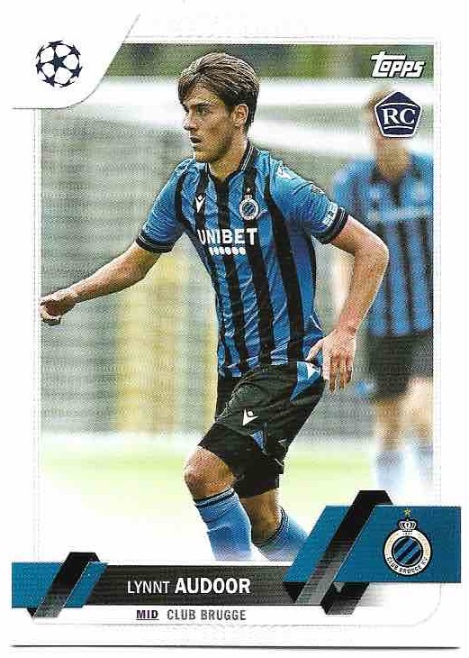 Rookie LYNNT AUDOOR 22-23 Topps UEFA Club Competitions