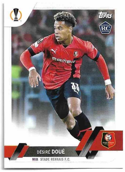 Rookie DESIRE DOUE 22-23 Topps UEFA Club Competitions
