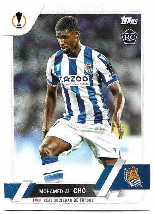 Rookie MOHAMED-ALI CHO 22-23 Topps UEFA Club Competitions