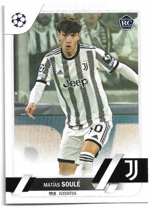 Rookie MATIAS SOULE 22-23 Topps UEFA Club Competitions