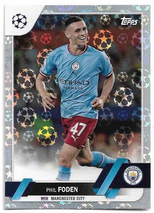 Starball Foil PHIL FODEN 22-23 Topps UEFA Club Competitions