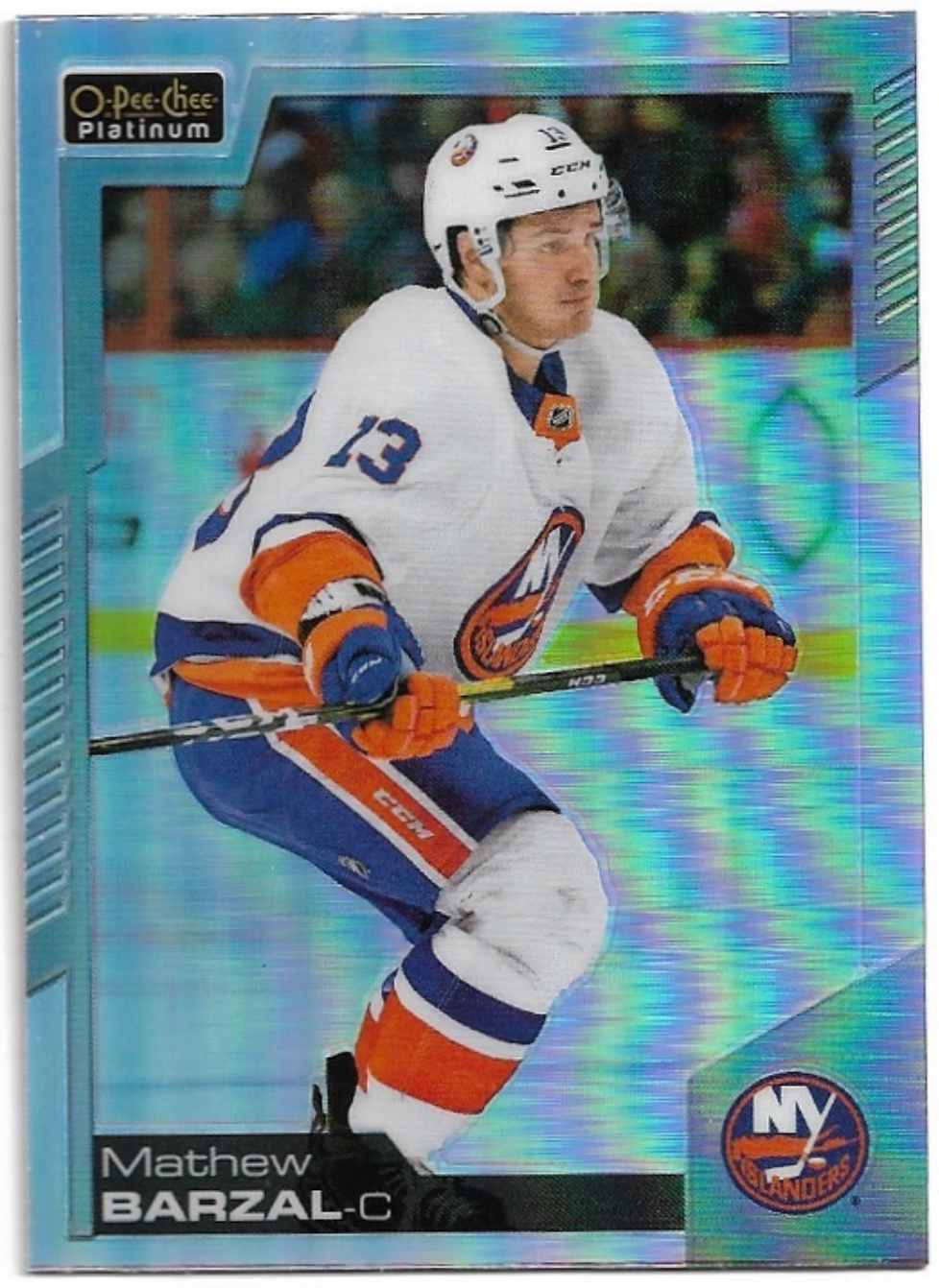Rainbow MATHEW BARZAL 20-21 UD O-Pee-Chee OPC Platinum